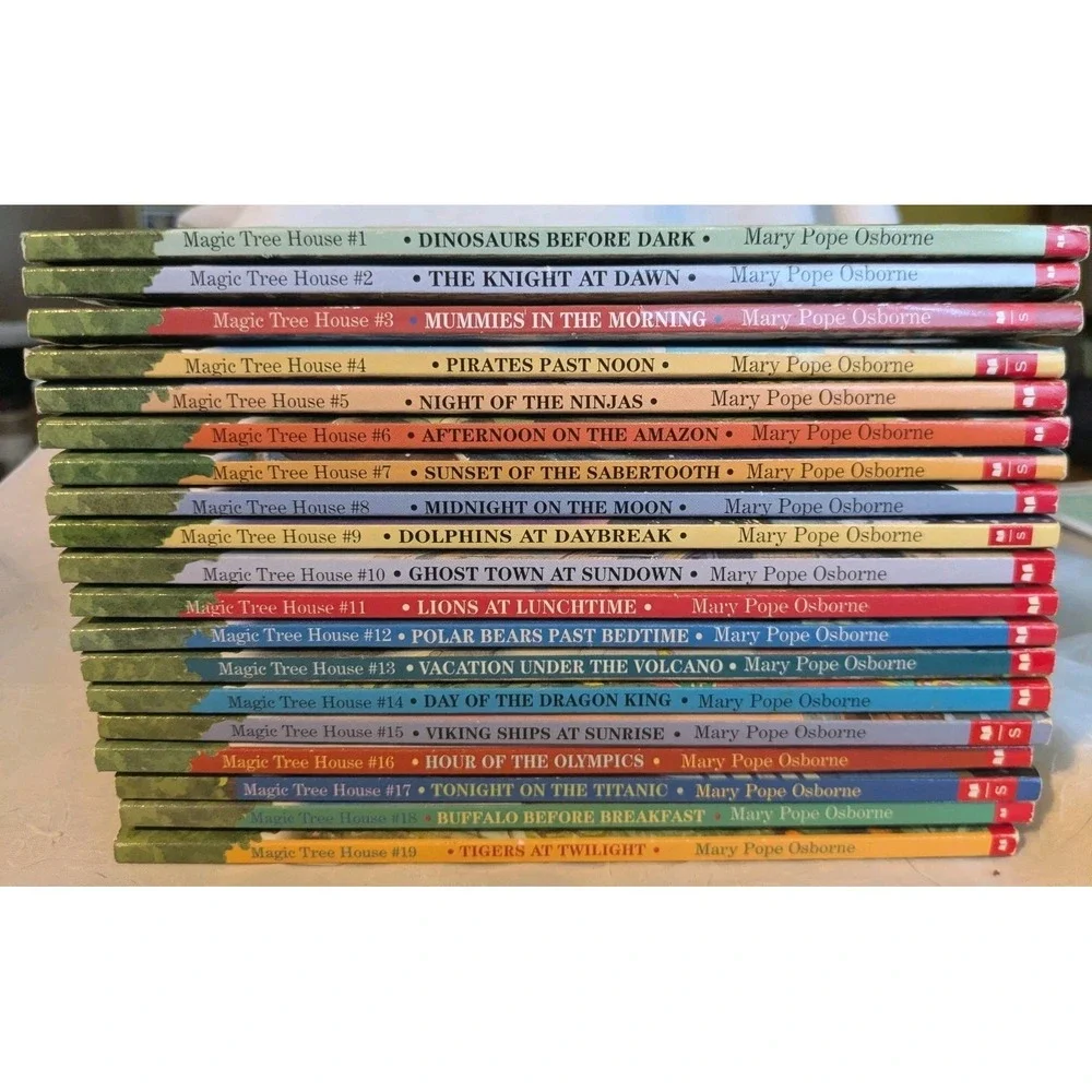 Magic Tree House Books Lot Of 19 Mary Pope Osnorne 1 - 19  Set Chapter Series